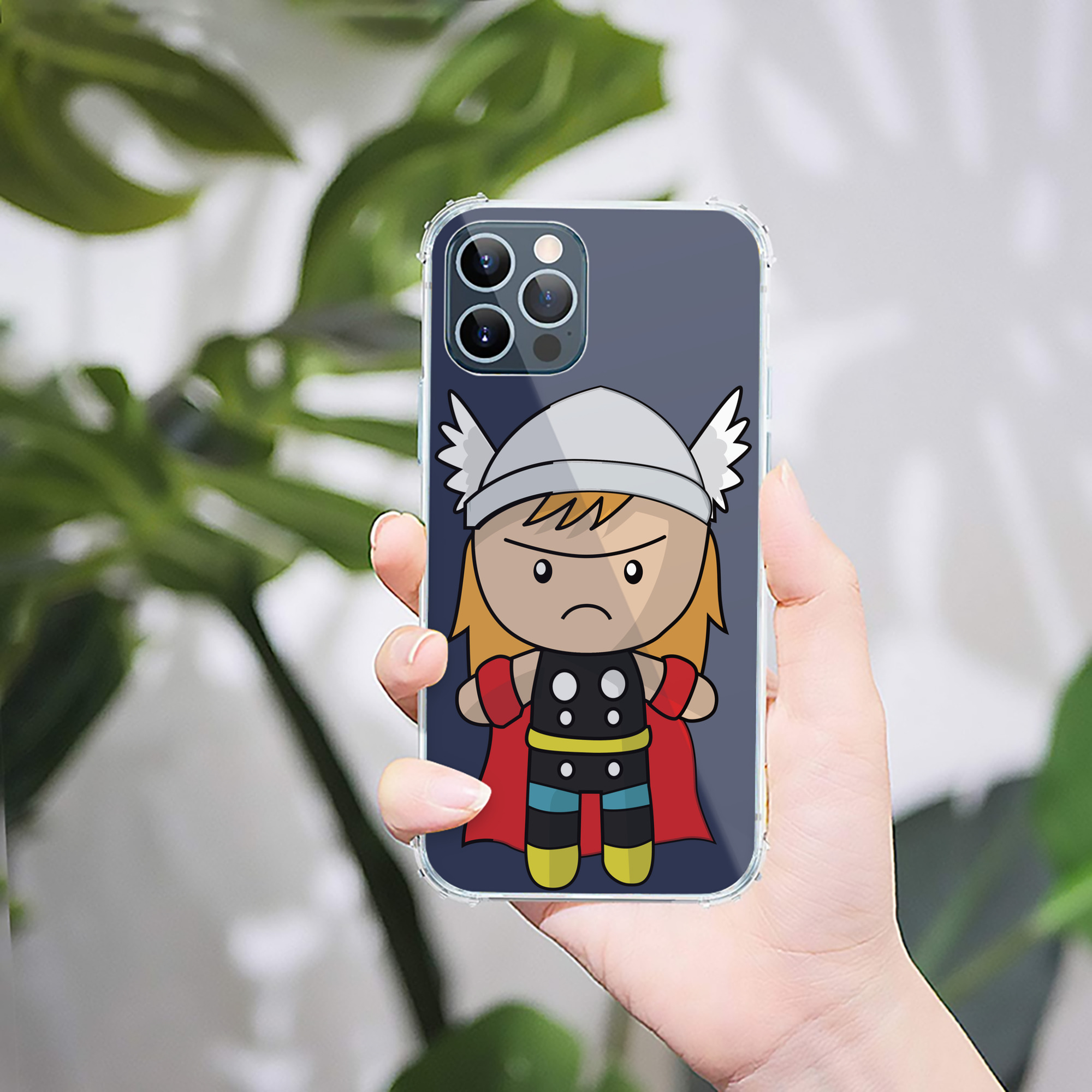 （画像用） アベンジャーズ The Avengers 【iPhone 12シリーズ対応】透明スマホケース（クリアソフトケース）